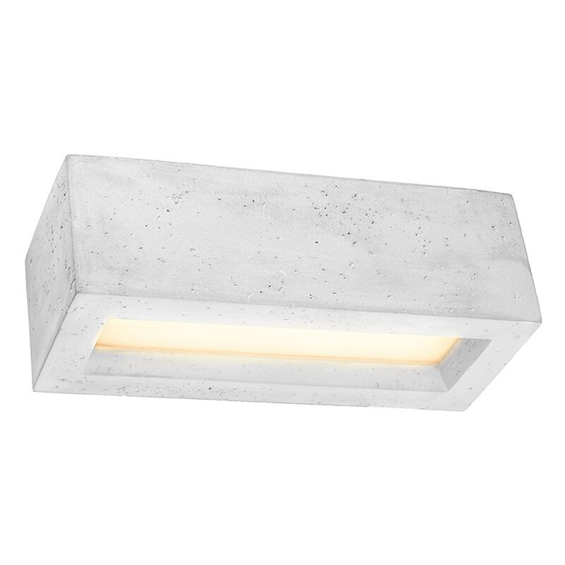 Betonnen up down wandlamp Emmaly, grijs