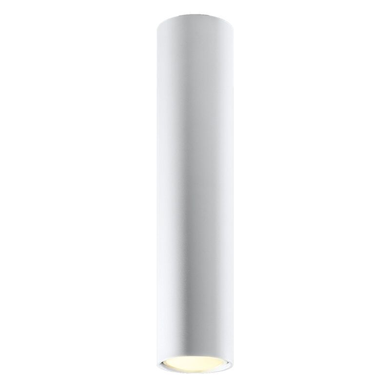 Witte opbouwspot Harley, aluminium, 40 cm