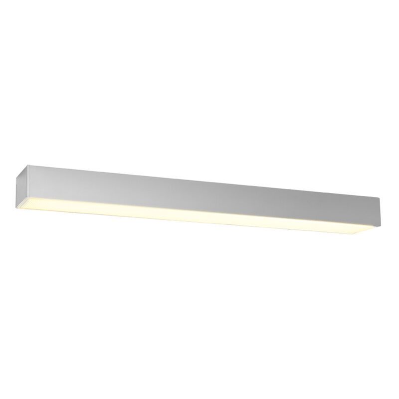 Moderne plafondlamp Mascha, grijs, aluminium, 22W, 3000K