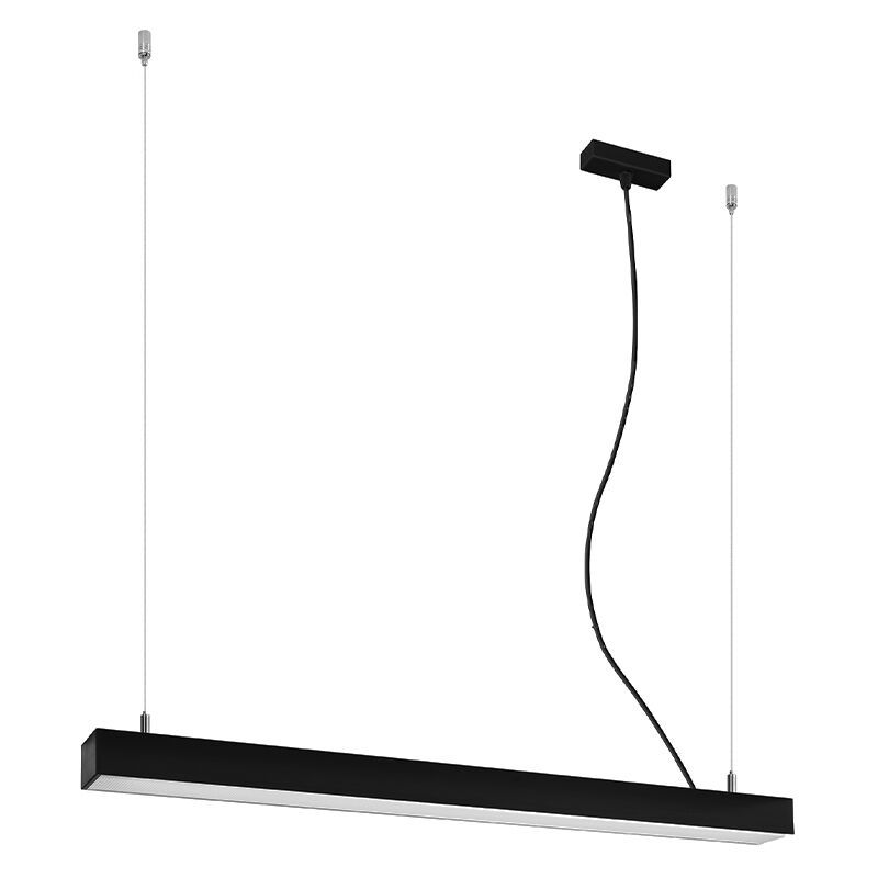 Moderne hanglamp Mascha, zwart, aluminium, 31w, 3000K