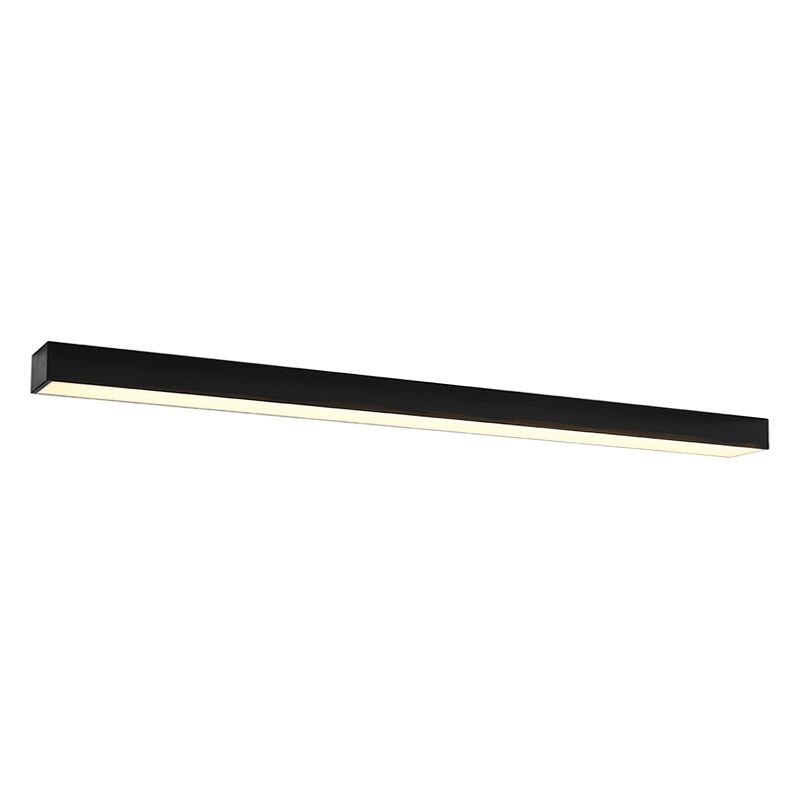 Moderne plafondlamp Mascha, zwart, aluminium, 48W, 3000K