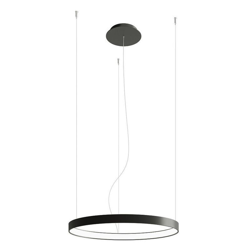 Moderne hanglamp Ringo, zwart, aluminium, 30w, 3000K Moderne hanglamp Ringo, zwart, aluminium, 30w, 3000K