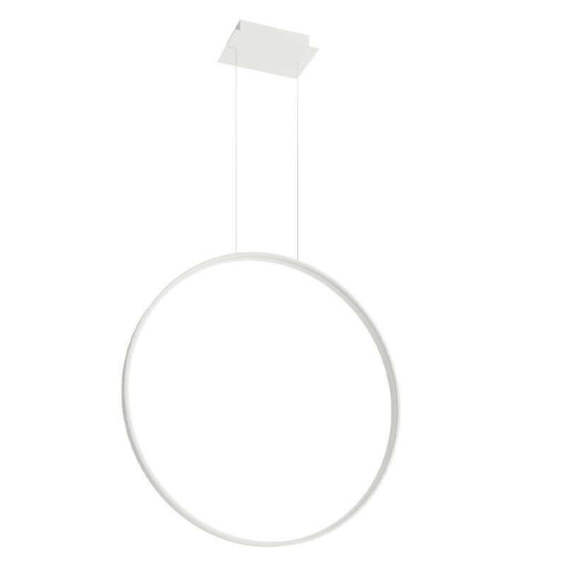 Moderne hanglamp Ringo, wit, aluminium, 50w, 3000K
