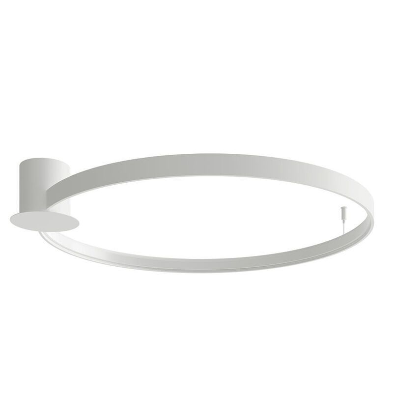Moderne plafonnière Ringo, wit, aluminium, 50w, 3000K