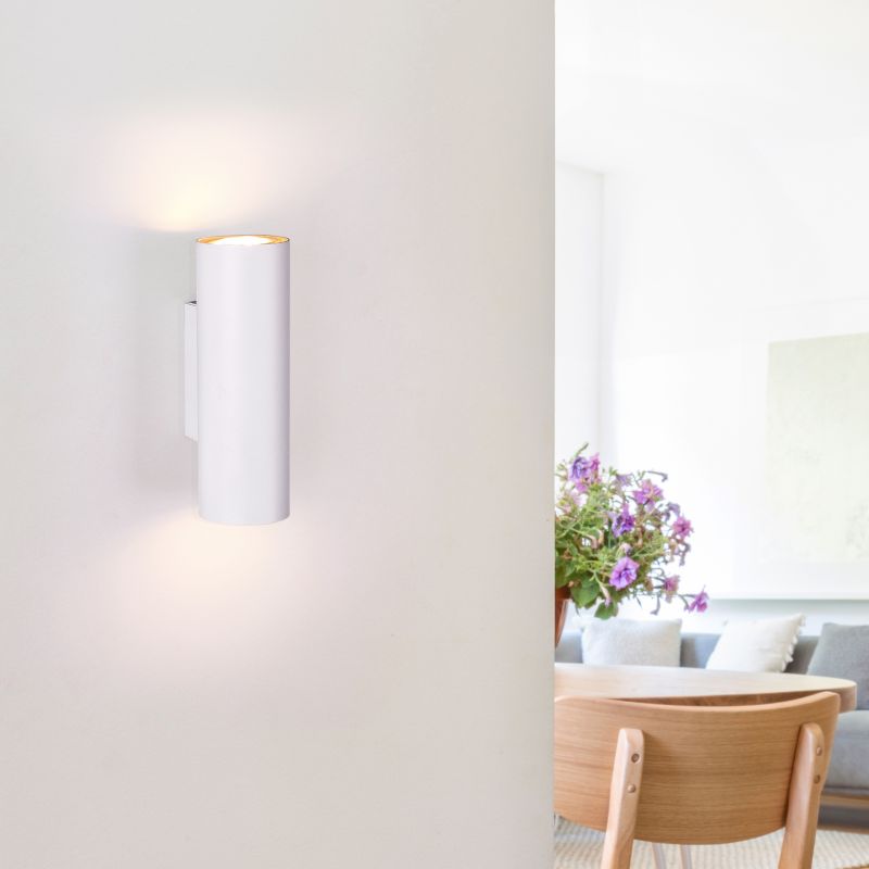 Witte wandlamp modern, Kaso