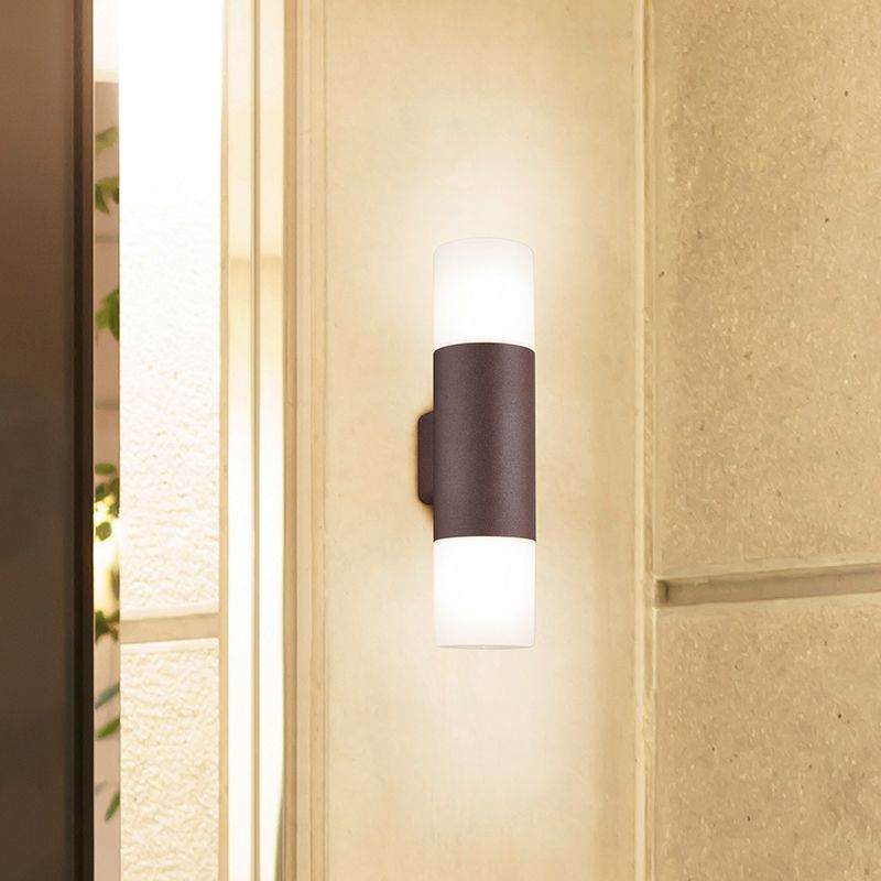 Roestkleurige buitenlamp modern, Fjelso, IP44 Roestkleurige buitenlamp modern, Fjelso, IP44