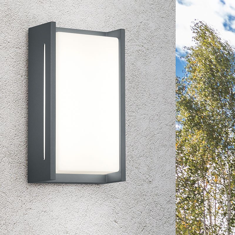 Antraciete buitenlamp modern, Arthur, 8,5W, 3000K LED, IP54