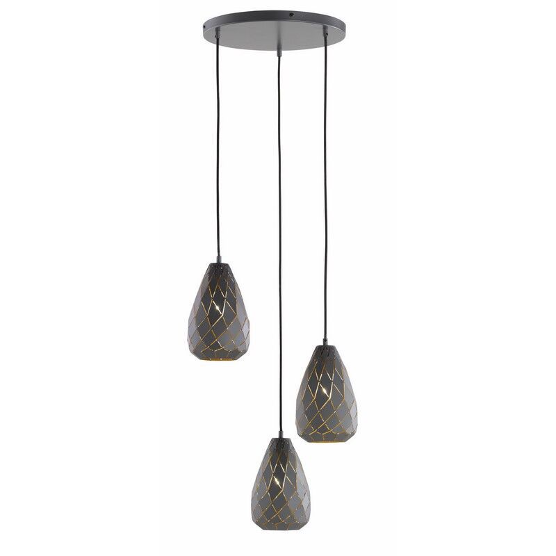 Antraciet hanglamp Esrum, Modern