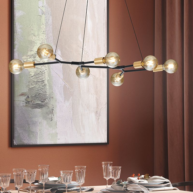 Zwarte hanglamp modern, Kyan Zwarte hanglamp modern, Kyan