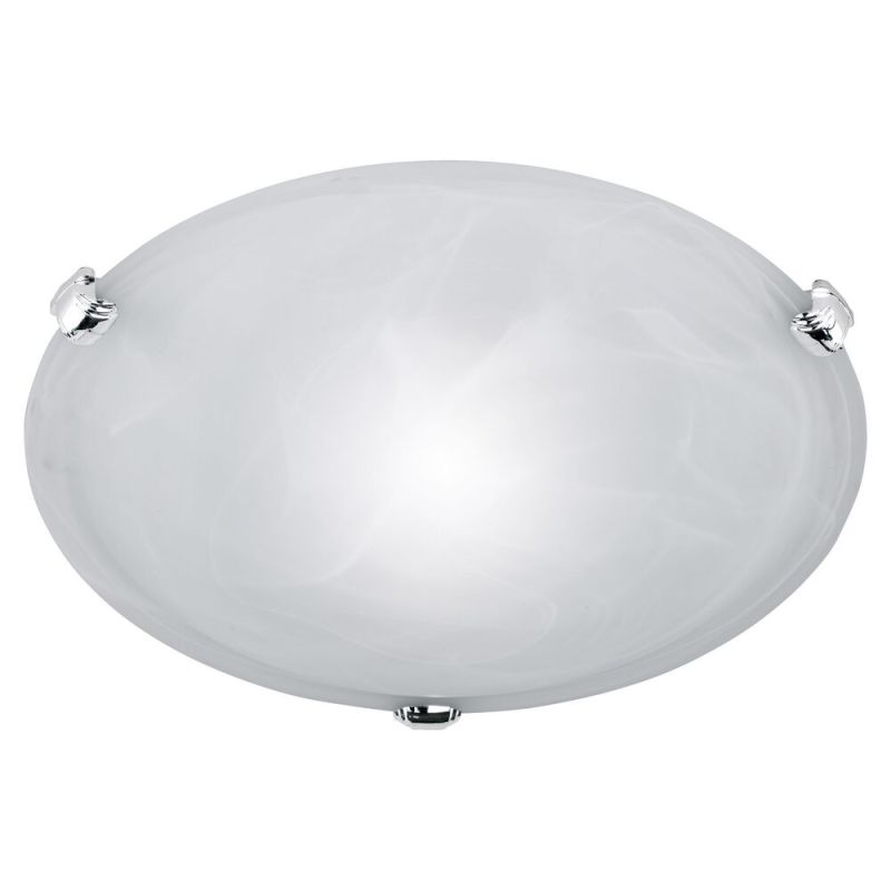 Witte, ronde plafondlamp Filia
