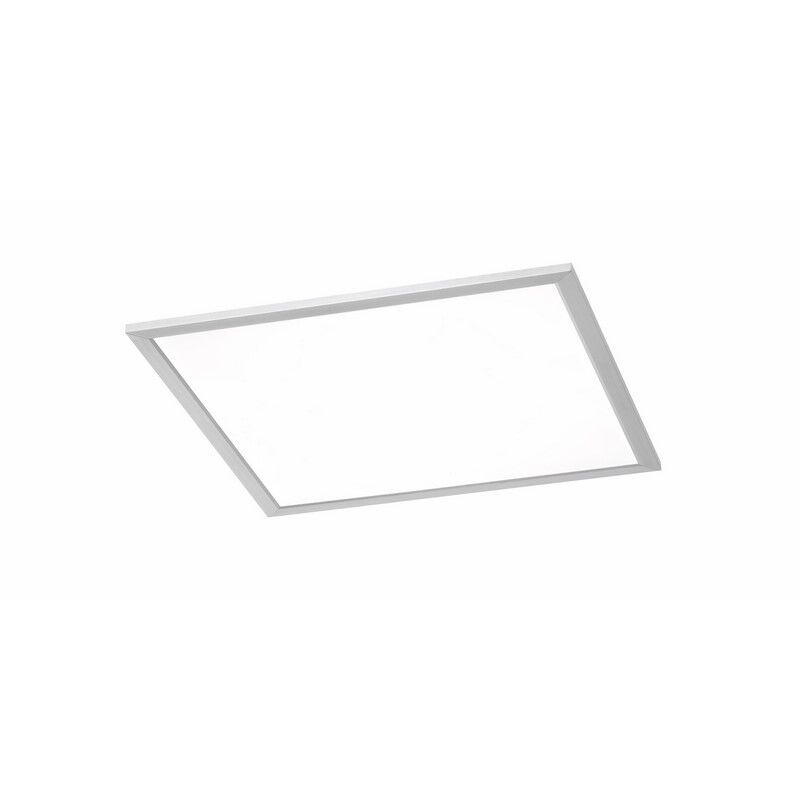 Nikkelen plafonnière modern, Badria, 25W, 3000K LED