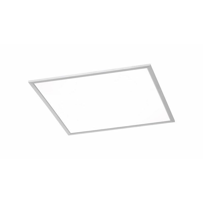 Nikkelen plafonnière modern, Badria, 30W, 3000K LED