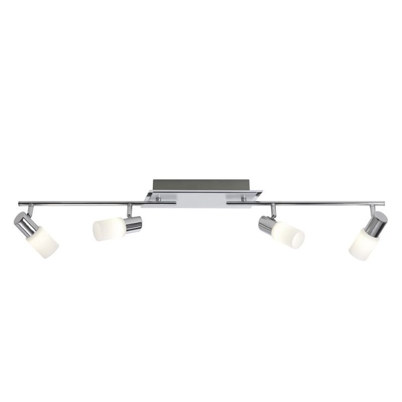 Grijze plafondspot glas, Morely, 4,3W, 3000K LED