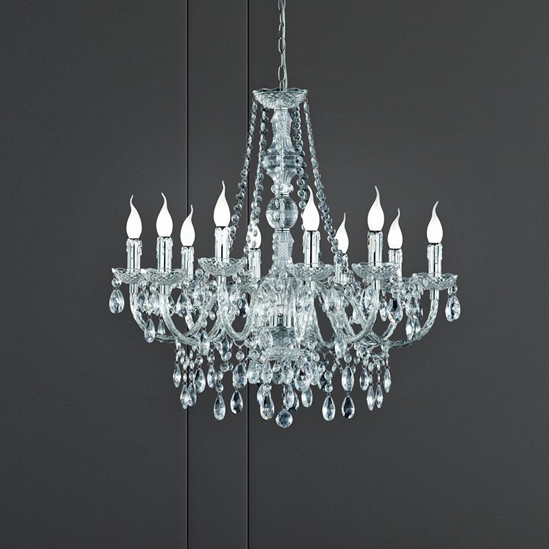 Transparante kroonluchter klassiek, Pedra