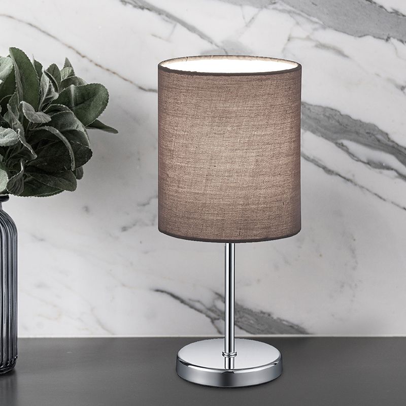 Moderne tafellamp Zoe, Chroom