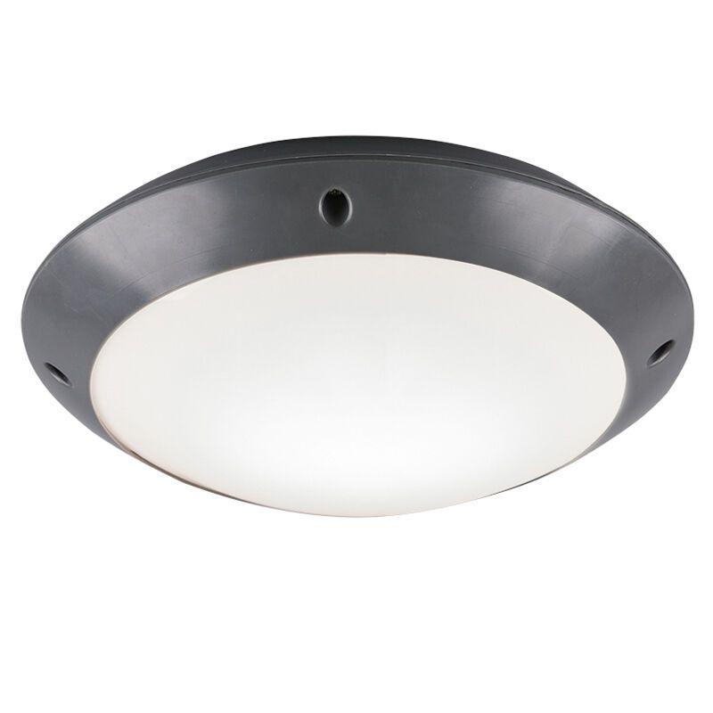 Antraciet plafondlamp Gandrup, Modern