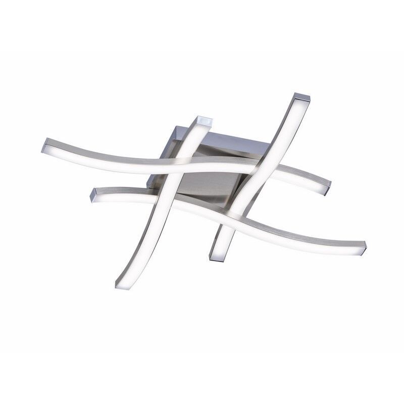 Nikkelen plafonnière design, Go, 5W, 3000K LED Nikkelen plafonnière design, Go, 5W, 3000K LED