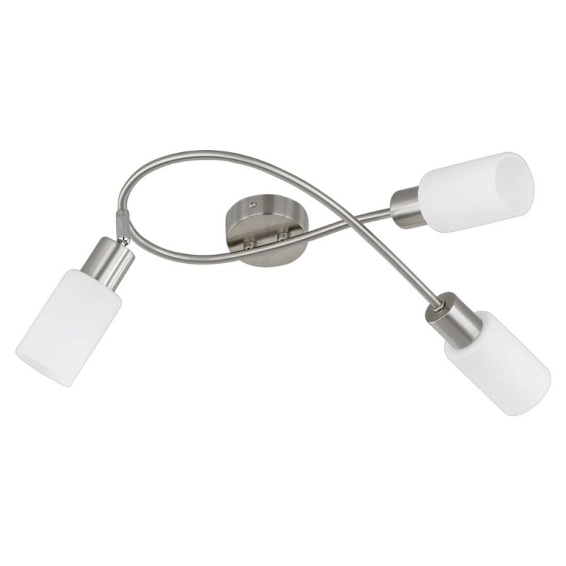 Nikkelen plafondspot glas, Fochville Nikkelen plafondspot glas, Fochville