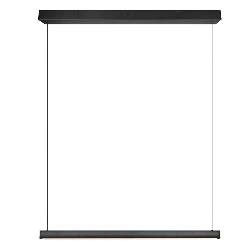 Zwarte hanglamp modern, Wishal, 29W, white switch LED, 3-staps dimbaar Zwarte hanglamp modern, Wishal, 29W, white switch LED, 3-staps dimbaar