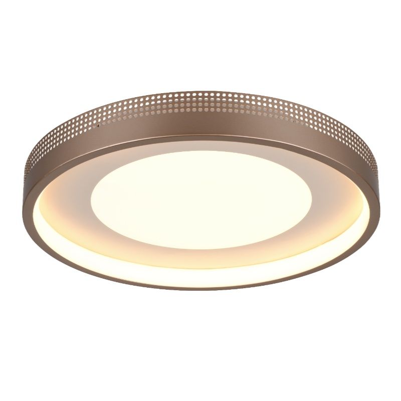 Bruine plafonnière modern, Flory, 36W, 3000K LED