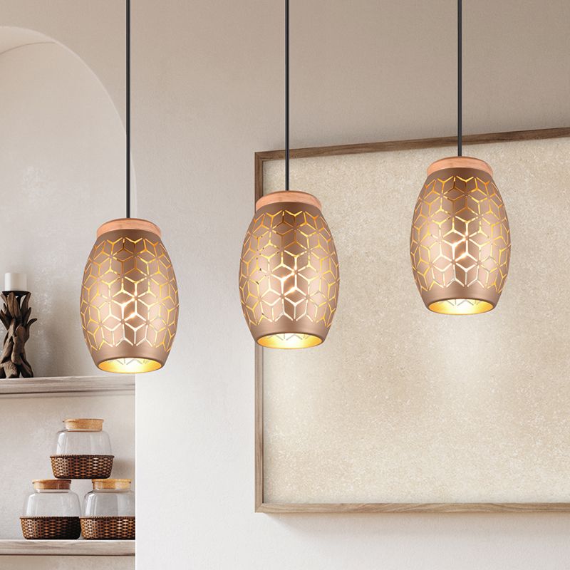 Taupe hanglamp modern, Delana Taupe hanglamp modern, Delana