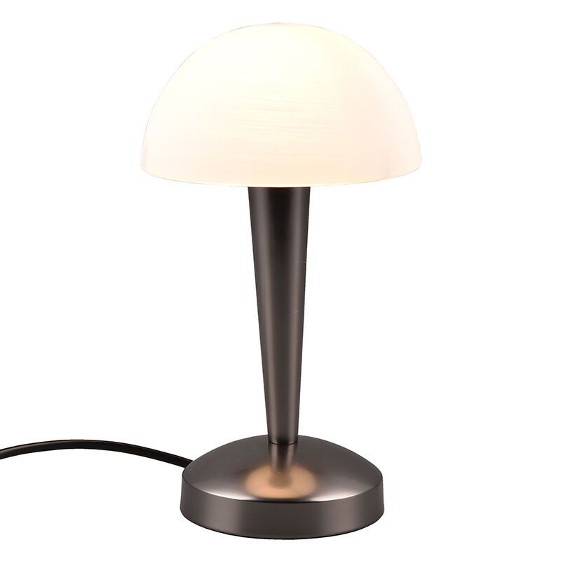 Zwarte tafellamp modern, Delila, met touchdimmer Zwarte tafellamp modern, Delila, met touchdimmer