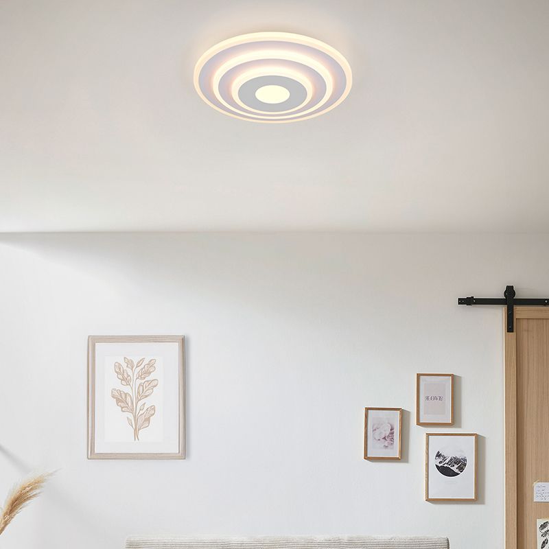 Witte plafondlamp design, Yeel, 35W, warm tot koud wit verstelbare LED, 3-staps dimbaar