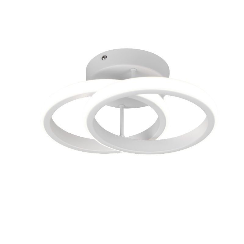 Witte plafondlamp design, Yasser, 7W, 4000K LED Witte plafondlamp design, Yasser, 7W, 4000K LED