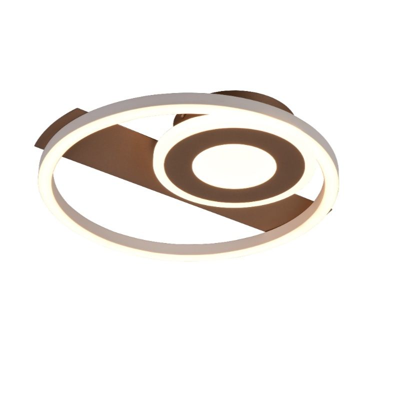 Bruine plafonnière design, Jantuano, 22W, 3000K LED