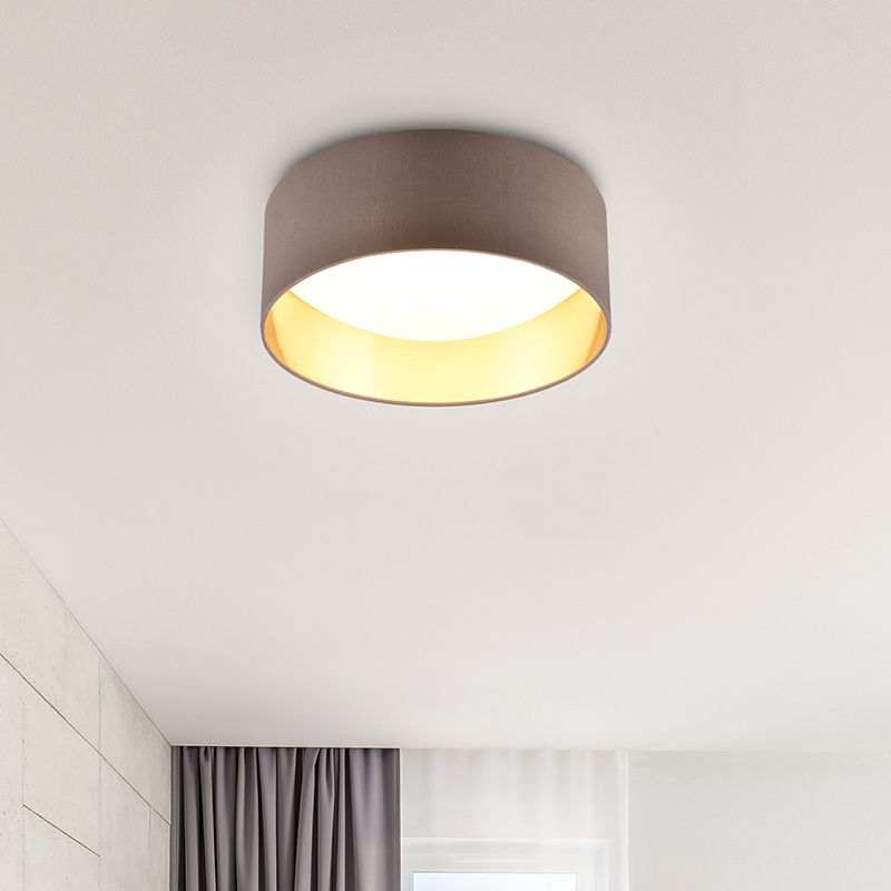 Taupe plafonnière modern, Erdi, 12W, 3000K LED