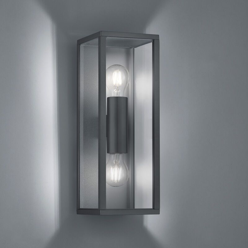 Industriële buitenlamp Sanna, antraciet