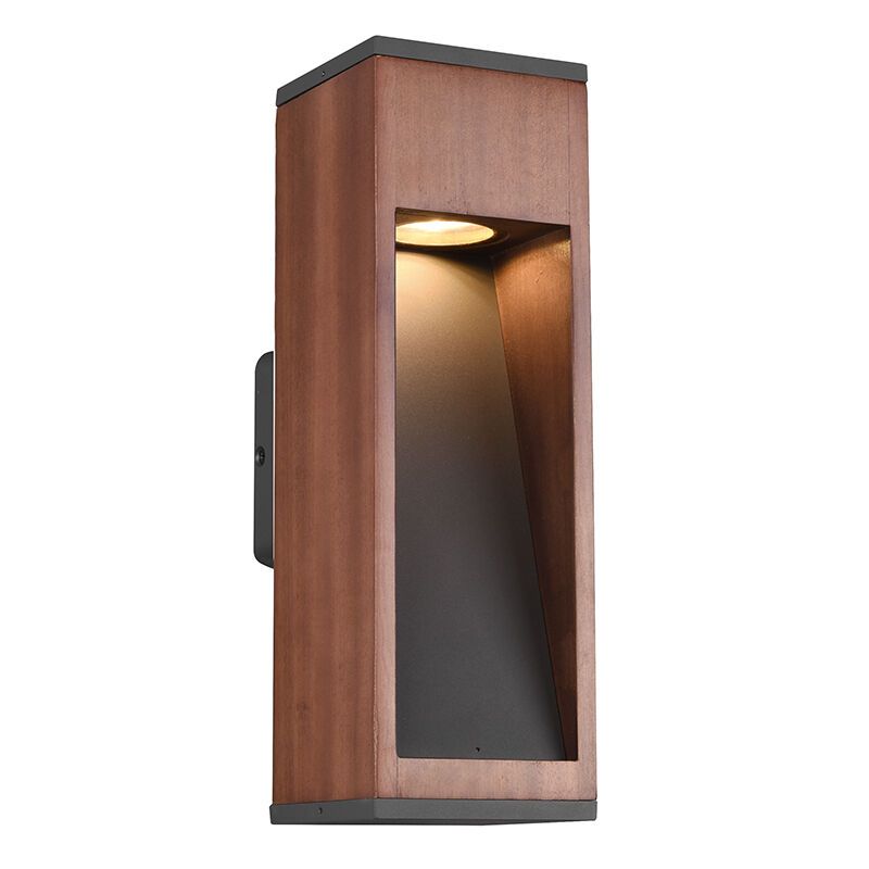 Moderne buiten wandlamp Tiziana, bruin Moderne buiten wandlamp Tiziana, bruin