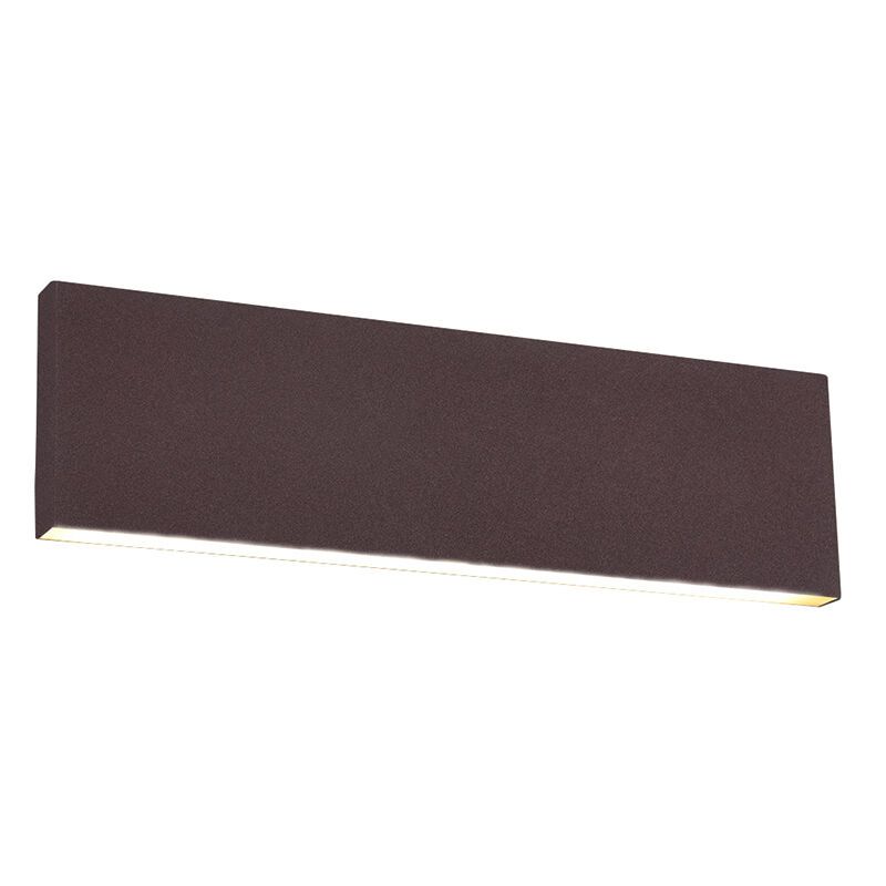 Roestkleurige up down wandlamp Coscon, metaal, modern, 6 watt Roestkleurige up down wandlamp Coscon, metaal, modern, 6 watt