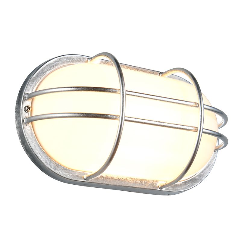 Zinken bulleye buitenlamp metaal, Shifra, IP44 Zinken bulleye buitenlamp metaal, Shifra, IP44