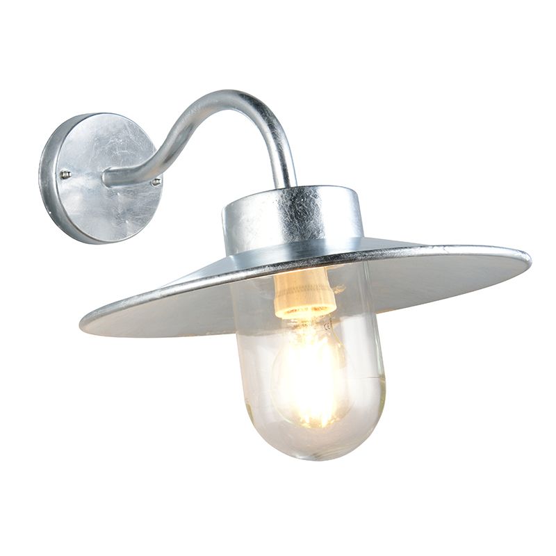 Zinken buitenlamp klassiek, Pleun, IP44 Zinken buitenlamp klassiek, Pleun, IP44