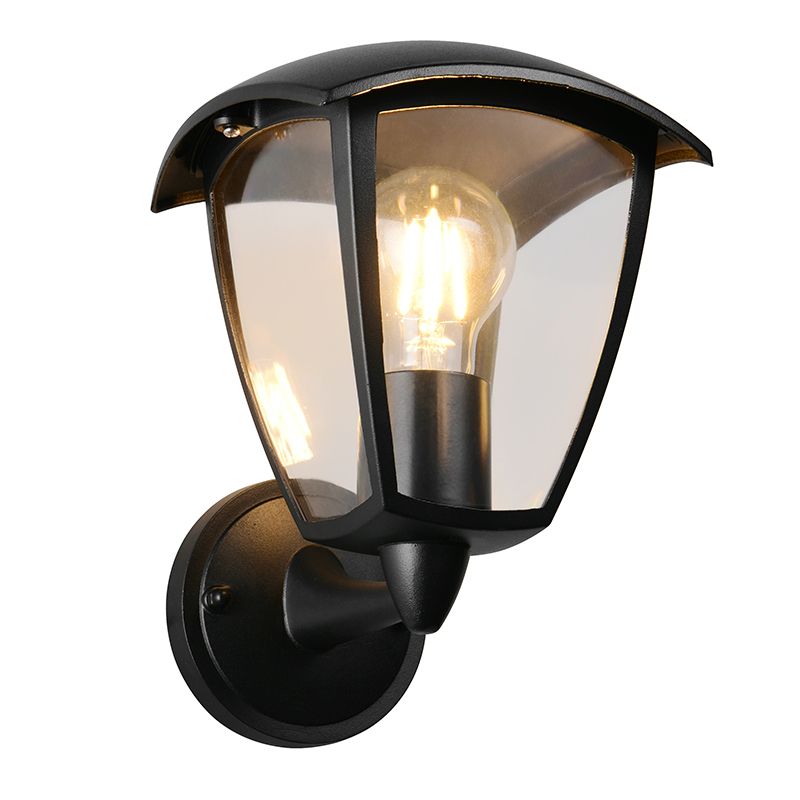 Zwarte buitenlamp modern, Samatar, IP44 Zwarte buitenlamp modern, Samatar, IP44