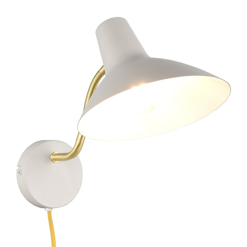 Witte wandlamp klassiek, Merit Witte wandlamp klassiek, Merit
