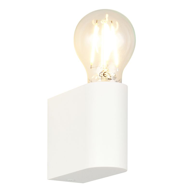 Witte wandlamp modern, Tullia, IP44 Witte wandlamp modern, Tullia, IP44