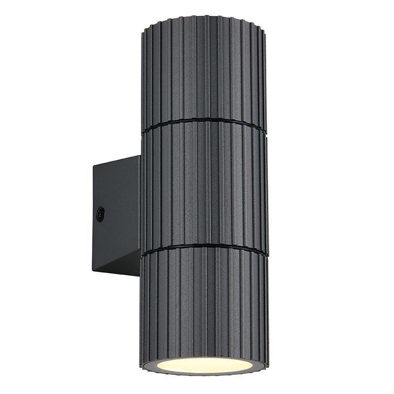 Antraciete up down wandlamp modern, Orazio, IP44