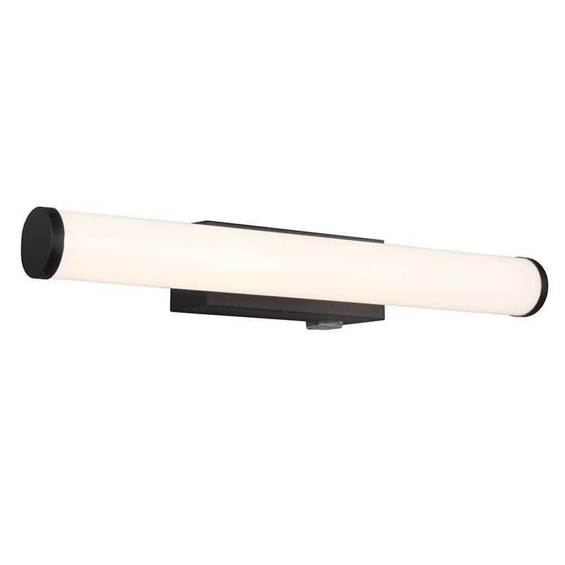 Moderne wandlamp Staby, zwart, metaal, geïntegreerde LED