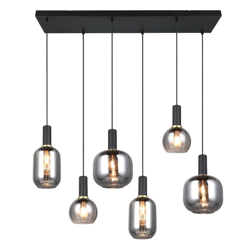 Grijze hanglamp rookglas, Nurullah