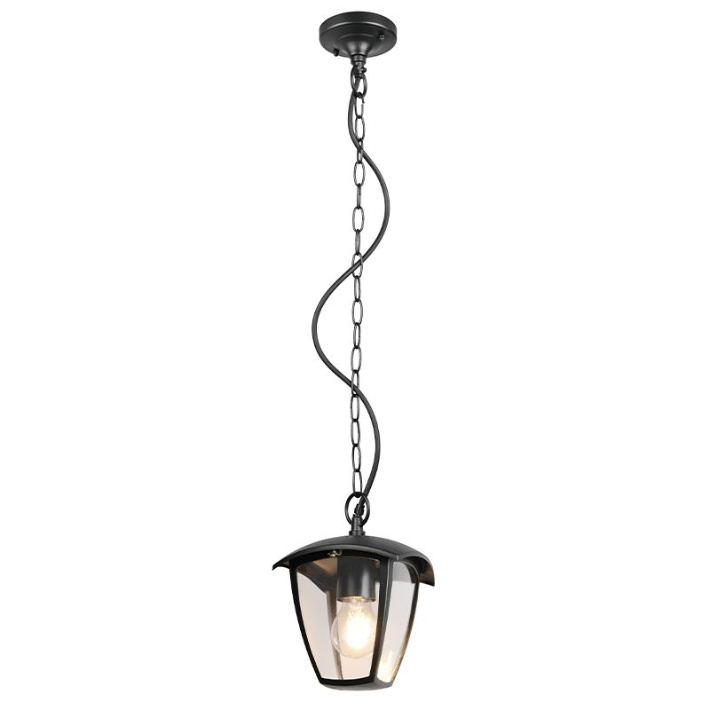 Zwarte buitenlamp modern, Samatar, IP44