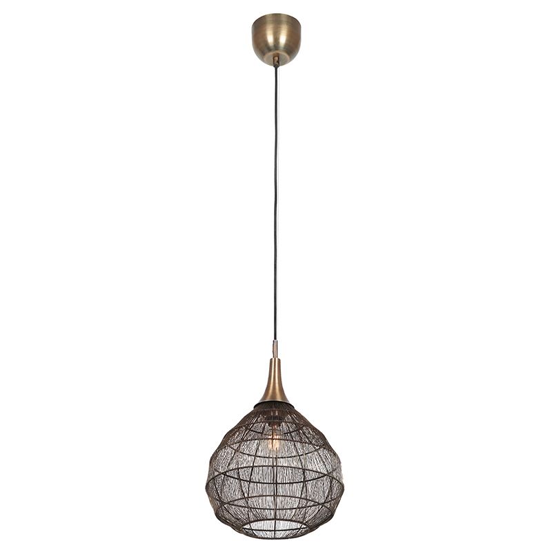 Bronzen hanglamp landelijk, Rins Bronzen hanglamp landelijk, Rins