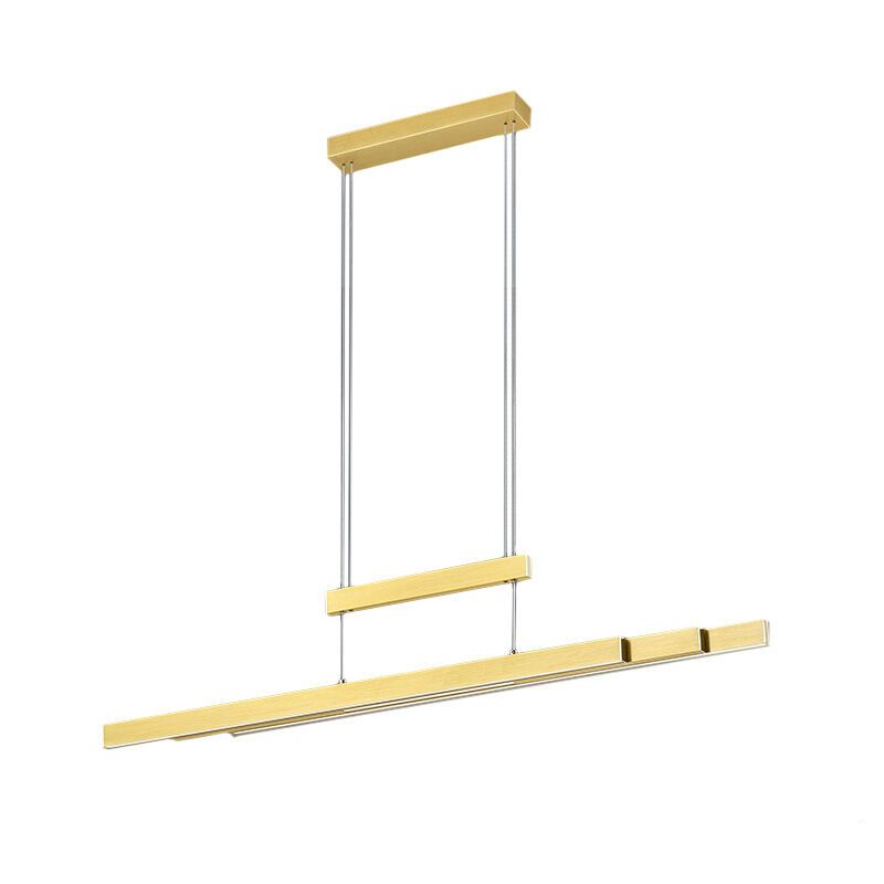 Messing hanglamp modern, Jessey, 42W, warm tot koud wit verstelbare LED, met touchdimmer Messing hanglamp modern, Jessey, 42W, warm tot koud wit verstelbare LED, met touchdimmer