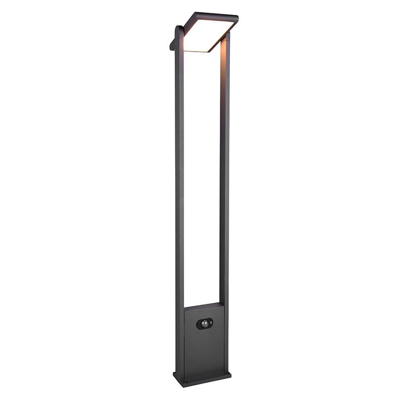 Antraciete staande buitenlamp op zonne-energie modern, Maku, 5W, white switch LED, IP65