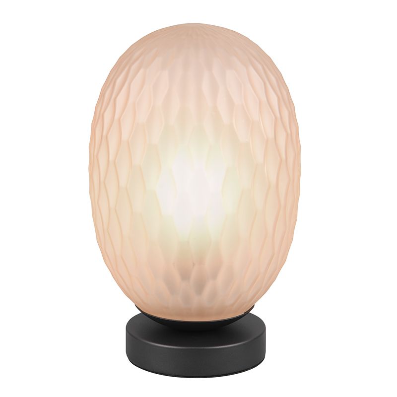 Amberkleurige tafellamp design, Danyal Amberkleurige tafellamp design, Danyal