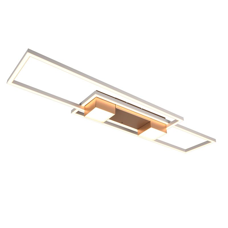 Bruine plafonnière design, Sohaib, 37W, warm tot koud wit verstelbare LED, 3-staps dimbaar Bruine plafonnière design, Sohaib, 37W, warm tot koud wit verstelbare LED, 3-staps dimbaar