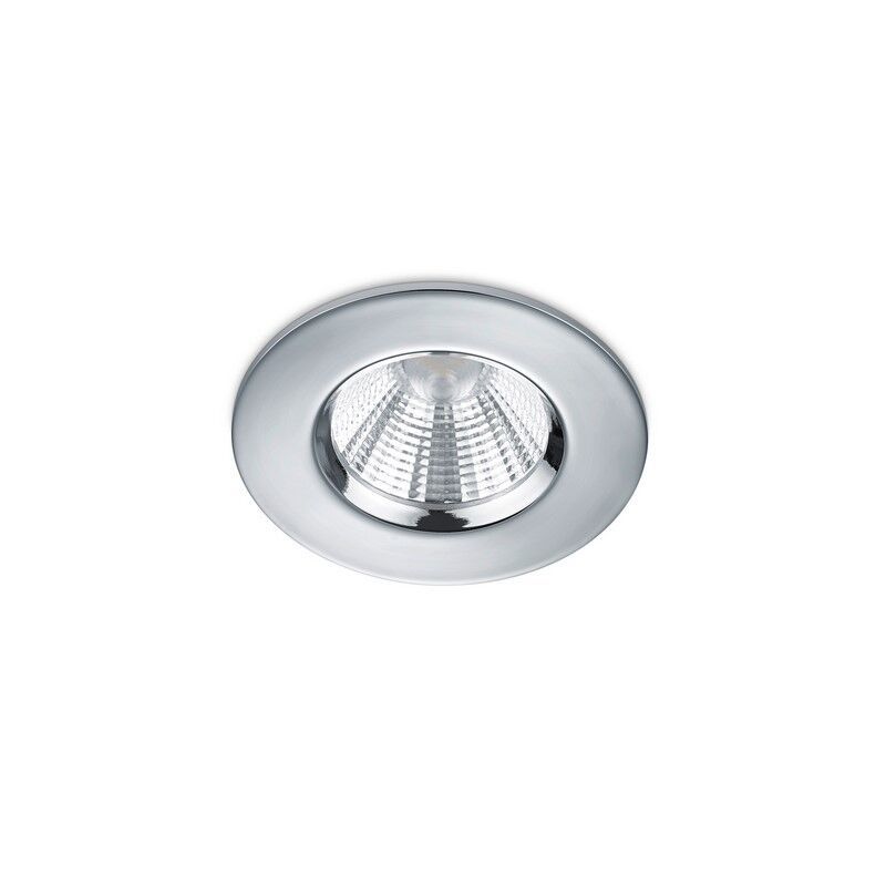 Chrome badkamer inbouwspot Iman, metaal, IP65, 5 watt