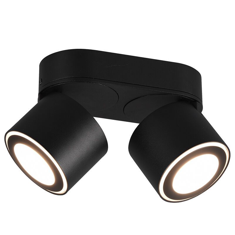 Moderne plafonniere Jorno, zwart, 3,5w geintegreerd LED Moderne plafonniere Jorno, zwart, 3,5w geintegreerd LED