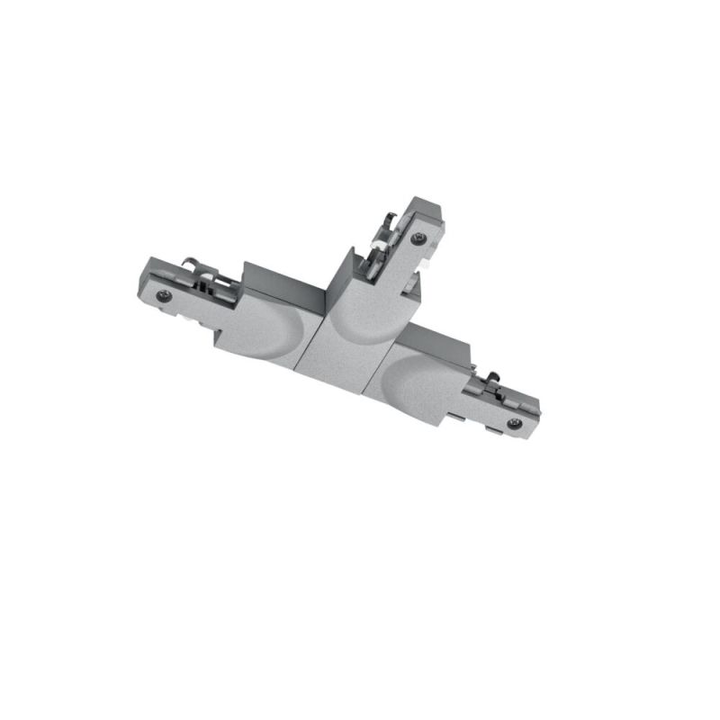 Grijs T-stuk met geleider rechts, 2-fase